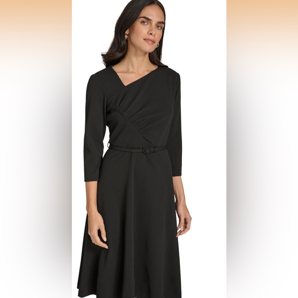 Calvin Klein Collection Black Long Sleeve Dress